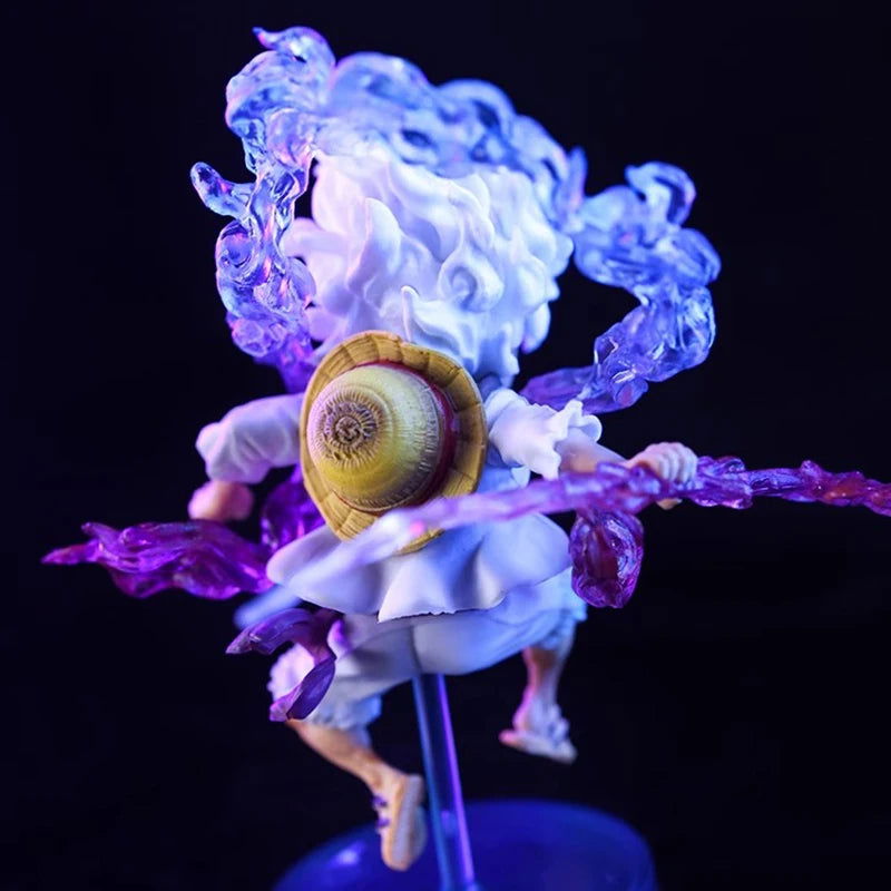 Bandai 10cm Mini One Piece Luffy Gear 5 Action Figure Sun God Nika Statue Anime Figurine Pvc Model Doll Collection Toy Gift Kids - Slobuy