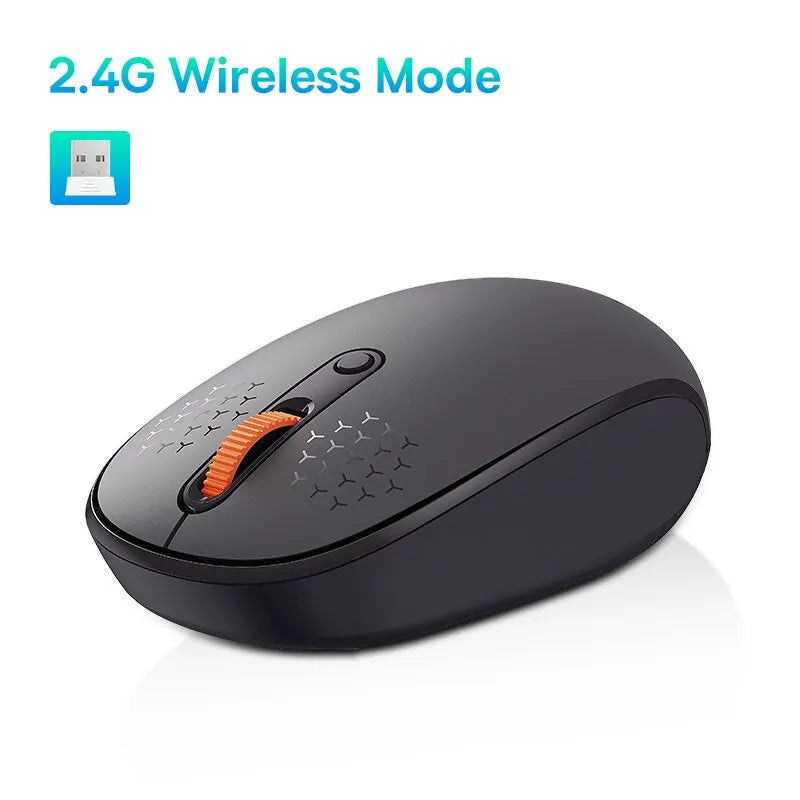 Baseus F01B Mouse Wireless Bluetooth 5.0 Mouse 1600 DPI Silent Click For MacBook Tablet Laptop PC Gaming Accessories - Slobuy