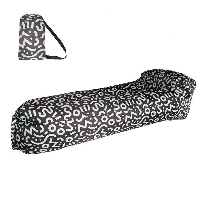 Beach Lounger Air Portable Inflatable Sofa Bed Furniture Rest Reclining Chair Camping Equipment 2 Seat Outdoor Garden Loungers - Slobuy