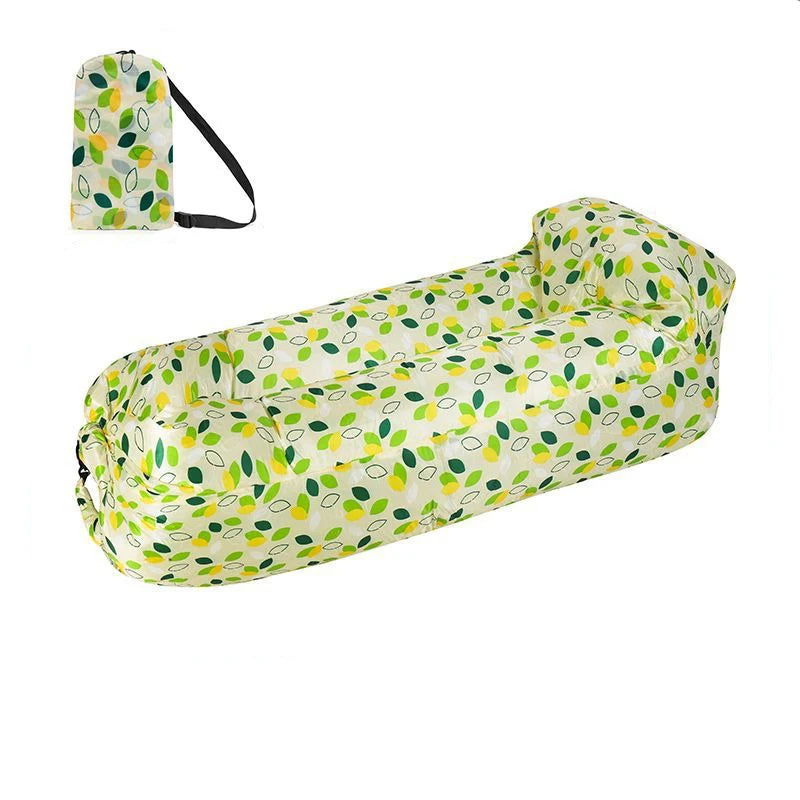 Beach Lounger Air Portable Inflatable Sofa Bed Furniture Rest Reclining Chair Camping Equipment 2 Seat Outdoor Garden Loungers - Slobuy