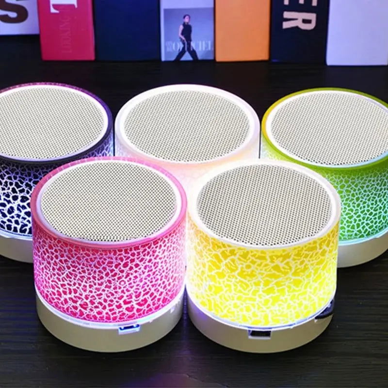 Bluetooth Mini Speaker Wireless Speaker Colorful LED TF Card USB Subwoofer Portable MP3 Music Sound Column For PC Phone - Slobuy