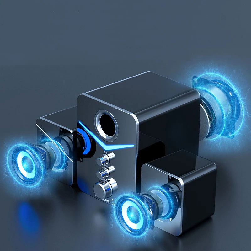 Bluetooth Speaker Home Theater Sound System Mini Speakers Desktop Computer MP3 Player Audio for PC Phone Subwoofer Multi-media - Slobuy