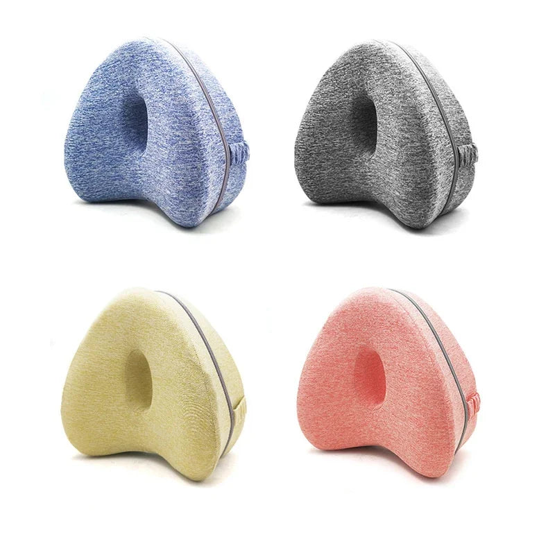 Body Memory Cotton Leg Pillow Home Foam Pillow Sleeping Orthopedic Sciatica Back Hip Joint for Pain Relief Thigh Leg Pad Cushion - Slobuy