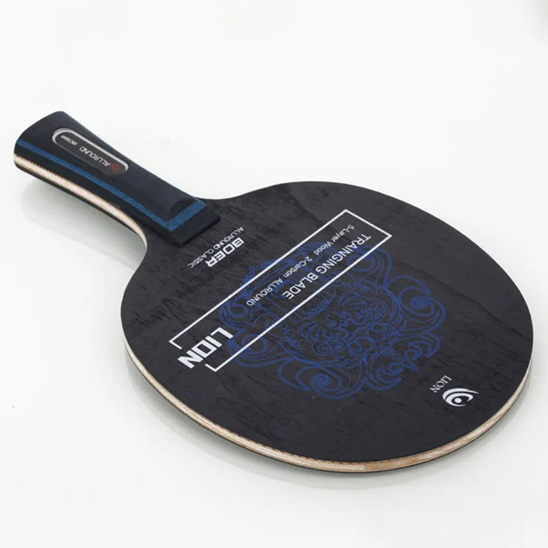 Boer Lion Table Tennis Blade 5+2 Wood Ping Pong Blade Good for Attack with Fine Control - Slobuy