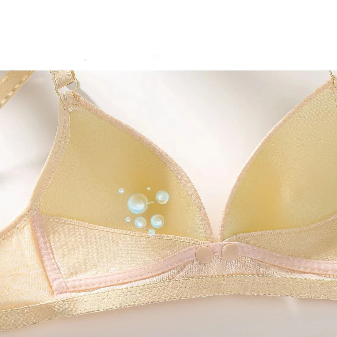 Boneless Nursing Bra Maternity Bra Maternity Clothing Pure Cotton Prevent Sagging Breastfeeding Women Nursing Underwear - Slobuy