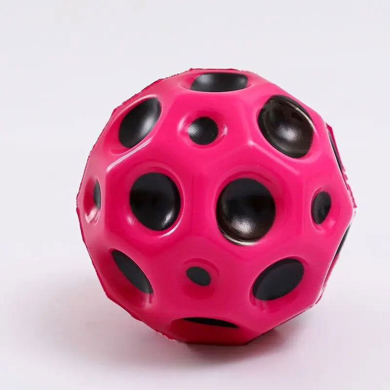 Bouncy Balls Rubber High Bouncing Balls for Kids Sensory Fidget Toys Stress Relief Hole Ball Sports Training Ball Outdoor Games - Slobuy
