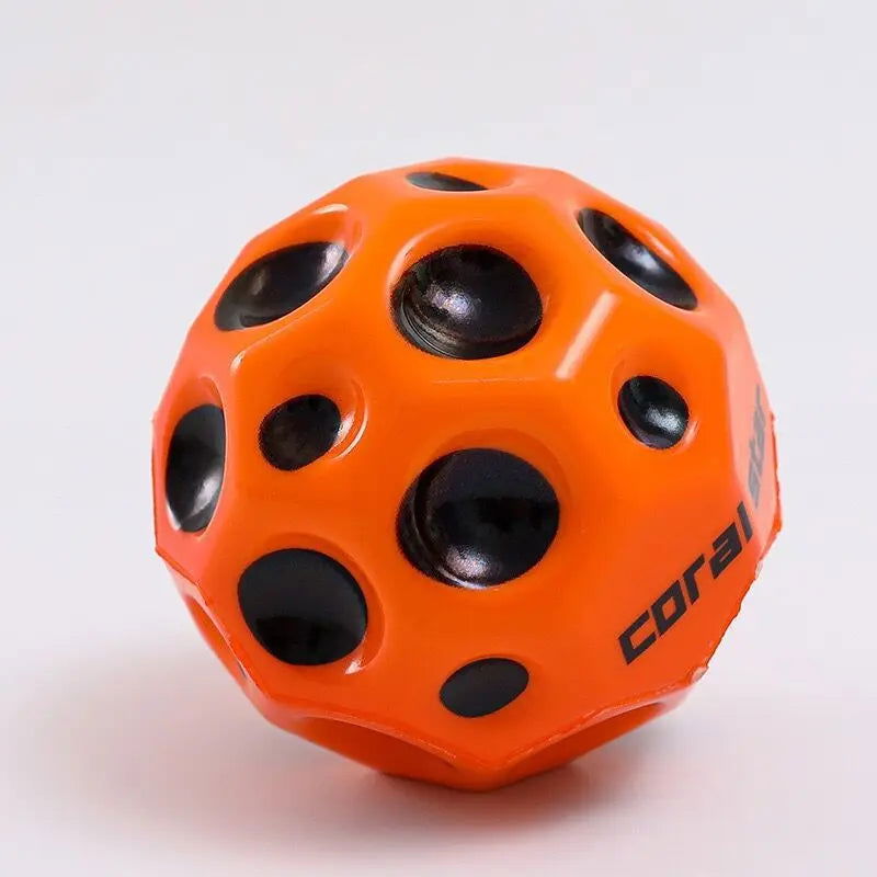 Bouncy Balls Rubber High Bouncing Balls for Kids Sensory Fidget Toys Stress Relief Hole Ball Sports Training Ball Outdoor Games - Slobuy