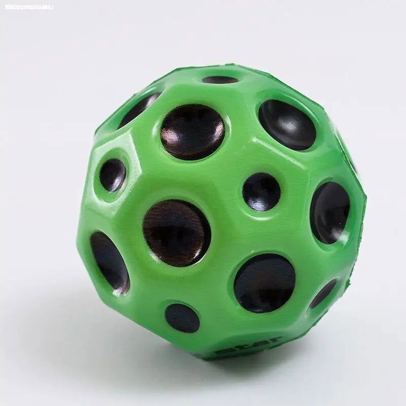 Bouncy Balls Rubber High Bouncing Balls for Kids Sensory Fidget Toys Stress Relief Hole Ball Sports Training Ball Outdoor Games - Slobuy