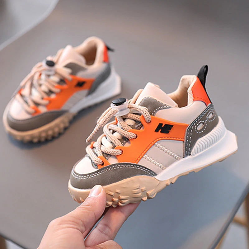 Children Spring Autumn Sneakers Boys Breathable Comfortable Running Shoes Girls Fashion Sports Casual Sneakers Baby Soft Shoes - Slobuy