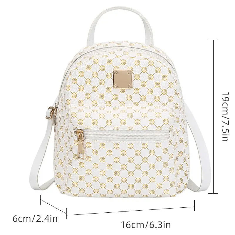 Classic Women Backpack Fashion School Bags Female Daily Shopping Girl Backpacks Schoolbags - Slobuy
