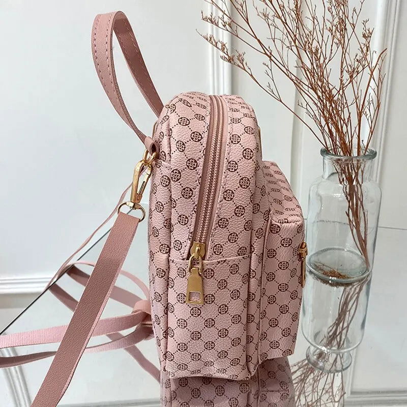 Classic Women Backpack Fashion School Bags Female Daily Shopping Girl Backpacks Schoolbags - Slobuy