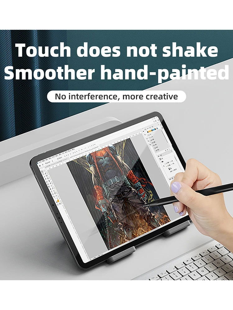 Desktop Tablet Holder Portable Foldable Desktop Holder Universal Adjustable Accessories for Watching Videos Playing Games - Slobuy