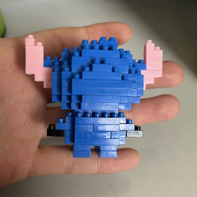 Disney Stitch Building Blocks Anime Kawaii Cartoon mini Action Children's Figures Blocks Bricks Assemble DIY Toys Gift for Kids - Slobuy