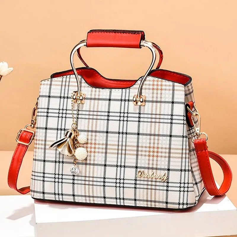 Fashion Handbag Crossbody Bags for Women Faux Leather Bag Adjustable Strap Top Handle Bag Large Capacity Shoulder Bags Totes - Slobuy