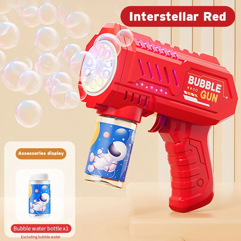 Fully Automatic Space Bubble Blowing Toy Bubble Gun Outdoor Bubble Machine Gift Holiday Gift Toy (Without Bubble Water) - Slobuy