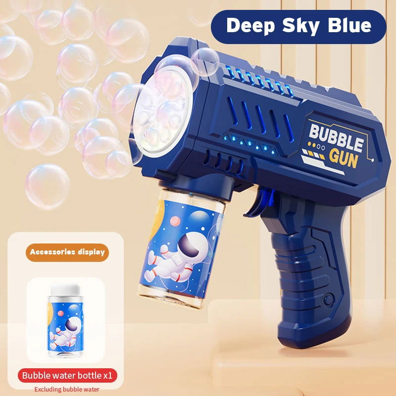 Fully Automatic Space Bubble Blowing Toy Bubble Gun Outdoor Bubble Machine Gift Holiday Gift Toy (Without Bubble Water) - Slobuy