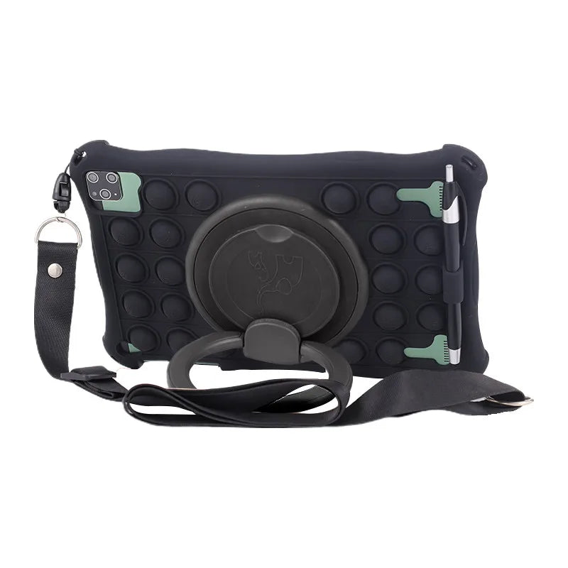 Funda Para 10.1" Universal Silicone Tablet Case 10 10.1 inch Android Tablet PC Shockproof Stand Cover Cases 25*16CM/9.84x6.3inch - Slobuy