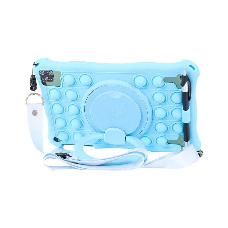 Funda Para 10.1" Universal Silicone Tablet Case 10 10.1 inch Android Tablet PC Shockproof Stand Cover Cases 25*16CM/9.84x6.3inch - Slobuy