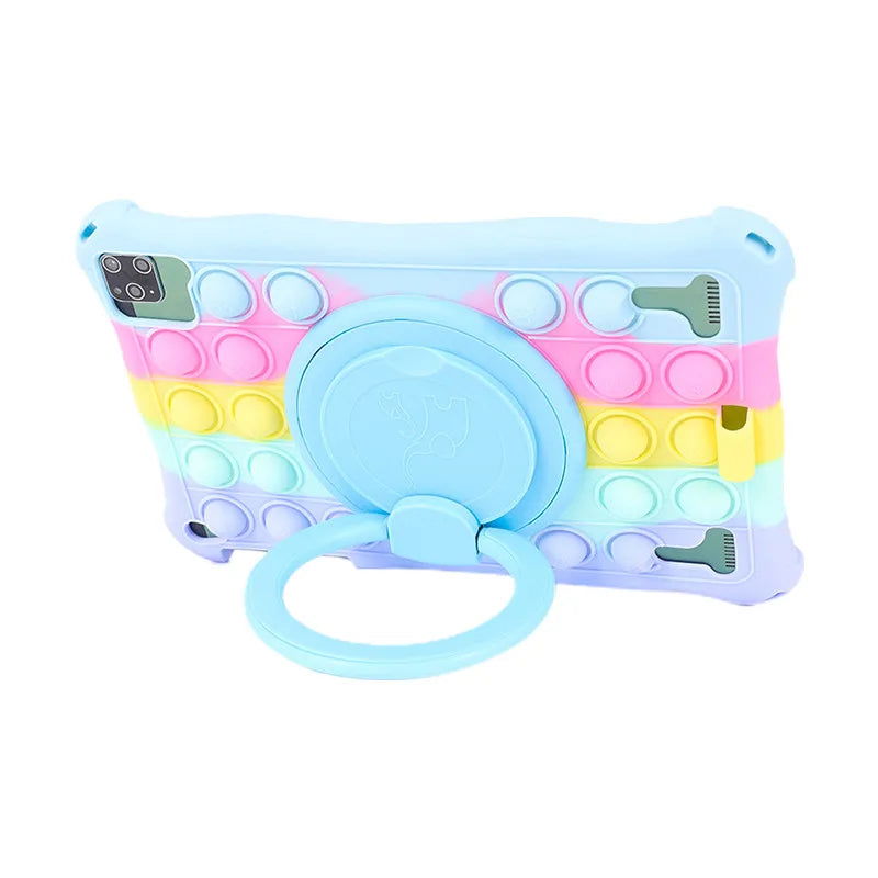 Funda Para 10.1" Universal Silicone Tablet Case 10 10.1 inch Android Tablet PC Shockproof Stand Cover Cases 25*16CM/9.84x6.3inch - Slobuy