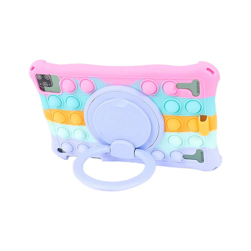 Funda Para 10.1" Universal Silicone Tablet Case 10 10.1 inch Android Tablet PC Shockproof Stand Cover Cases 25*16CM/9.84x6.3inch - Slobuy