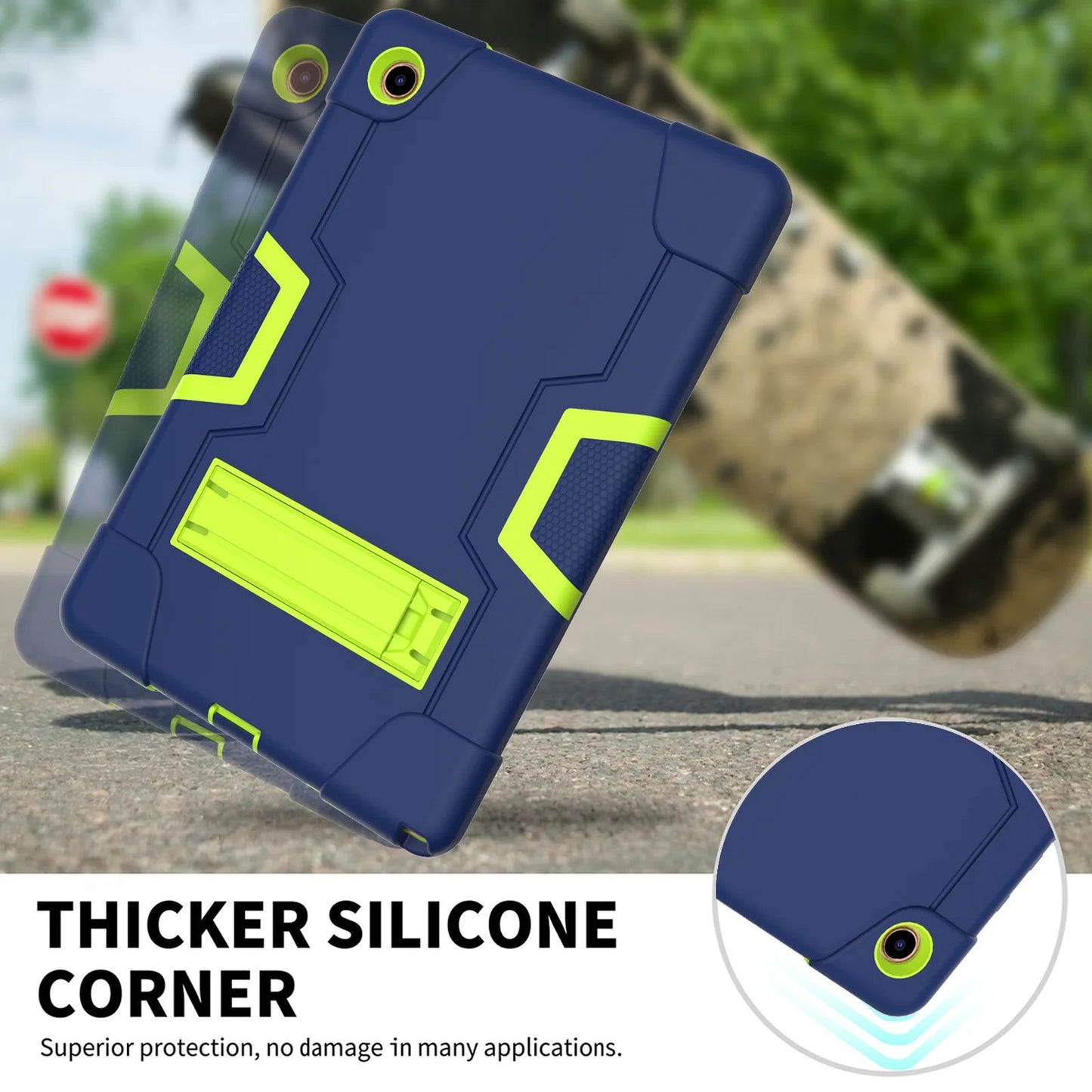 Galaxy Tab A8 Case For Samsung A8 10.5 Tablet Cover With Stand Heavy Duty Shockproof Rugged Protection Cover For Sm-X200 X205 - Slobuy