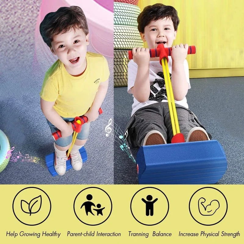 Gifts for 3+Old Boys Girls Foam Pogo Jumper for Kids Outdoor Toys for Autistic Kids Toys Fun Toys Presents for Girls Autism Toys - Slobuy