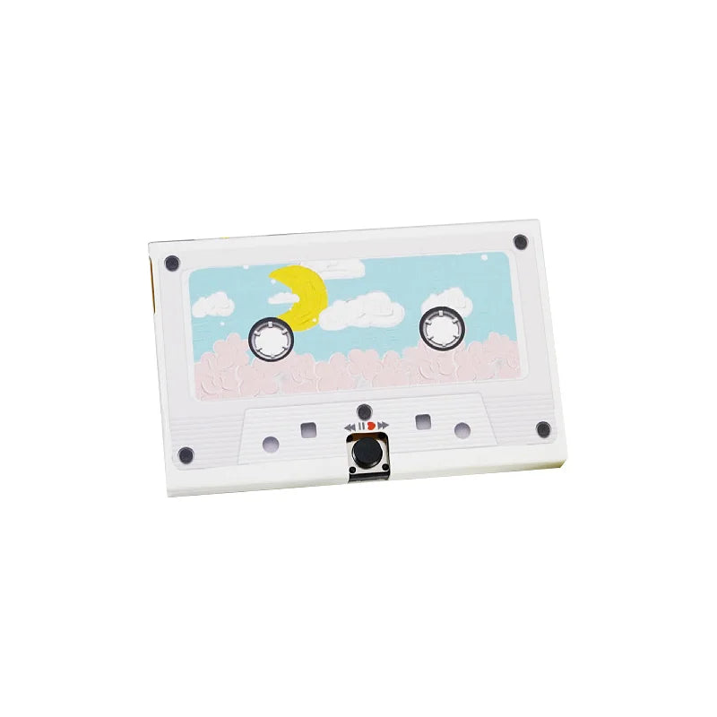 Greeting Post Card Birthday Gifts DIY Recordable 30 Seconds Voice Audio Cassette Shape Self-made Party Invitation Thank You Card - Slobuy