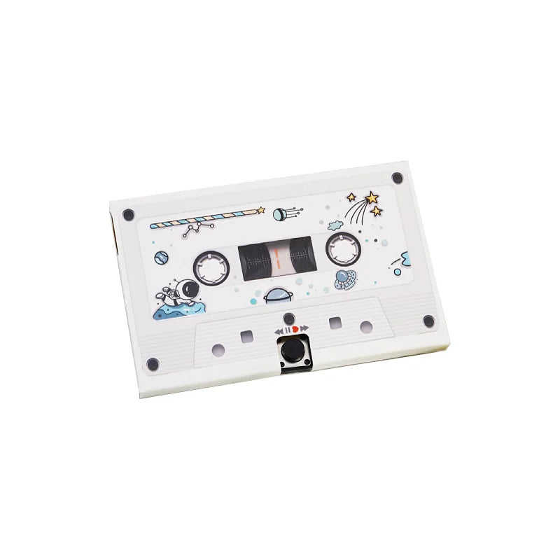 Greeting Post Card Birthday Gifts DIY Recordable 30 Seconds Voice Audio Cassette Shape Self-made Party Invitation Thank You Card - Slobuy