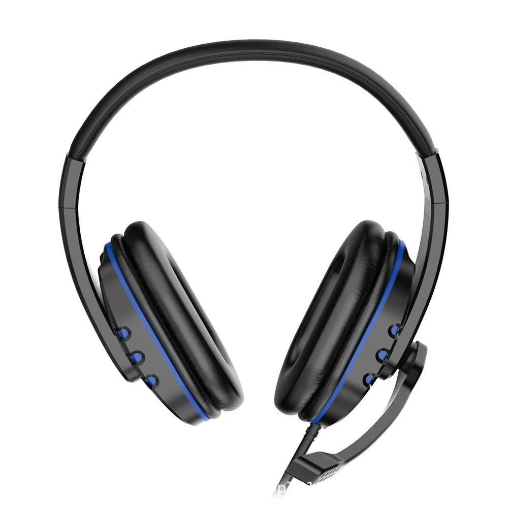 Headphones 3.5mm Wired Gaming Headset Earphones Music For PS4 Play Station 4 Game PC Chat computer With Microphone - Slobuy