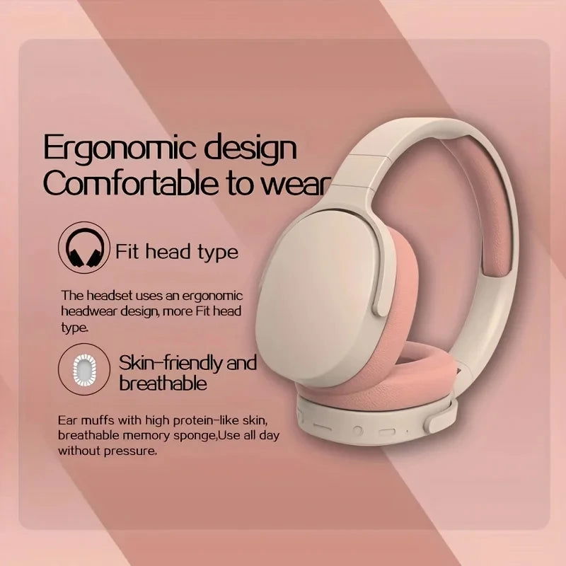 Headset Bluetooth Headphone True Wireless Sports With Headset Noise Reduction Computer Gaming Long Life High Sound Quality 2024 - Slobuy