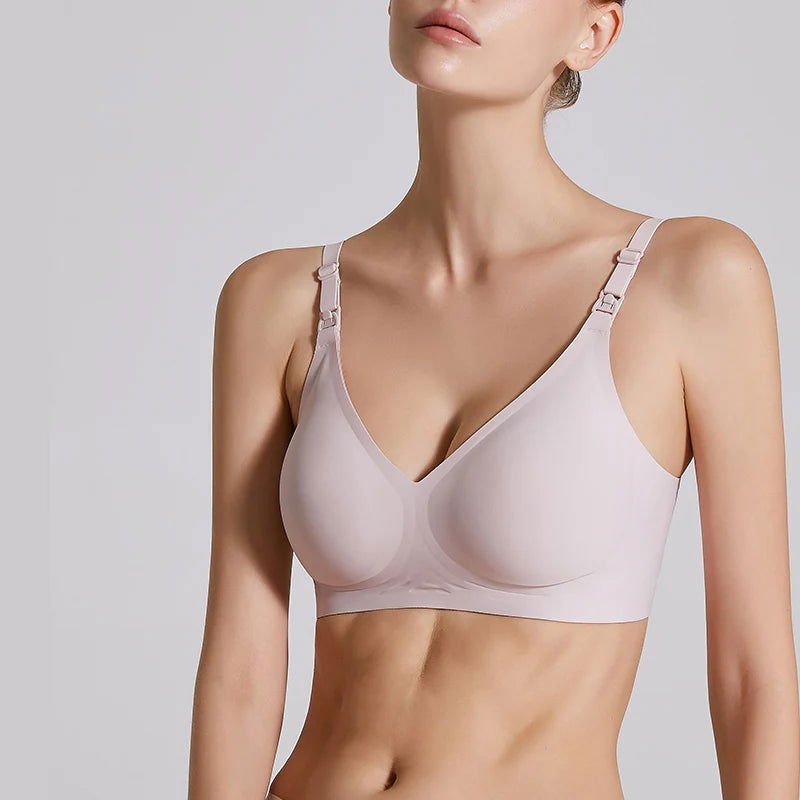 High Quality Plus Size Nursing Bra Breathable Women Breastfeeding Underwear Breastfeeding bra anti breast swelling and anti sagg - Slobuy