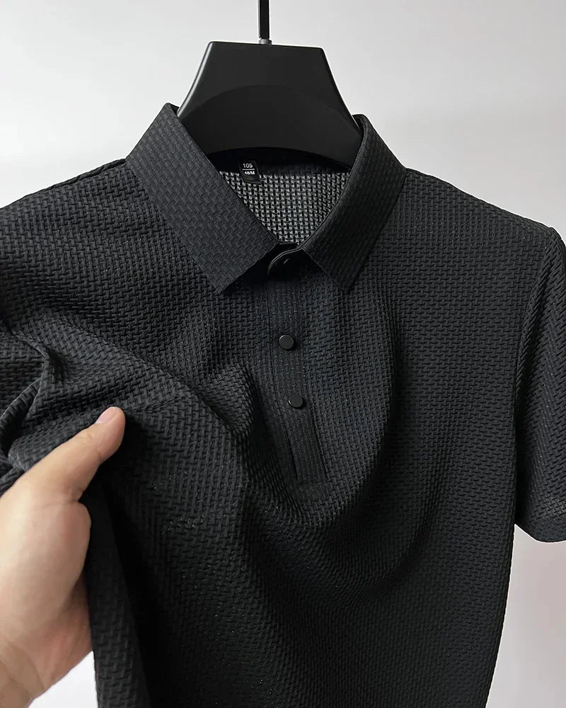 High Quality Summer Men Cool Polo Shirt New Short Sleeved Tops Polo T-shirt Polo Shirt Men's Fashion Casual Golf Clothing - Slobuy