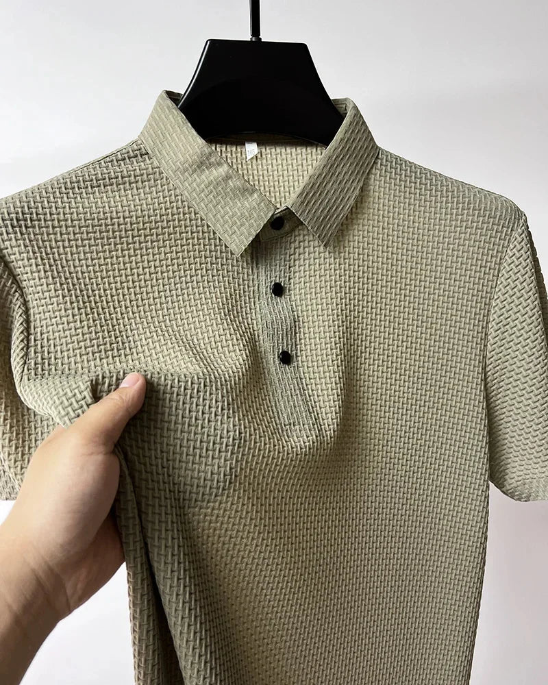 High Quality Summer Men Cool Polo Shirt New Short Sleeved Tops Polo T-shirt Polo Shirt Men's Fashion Casual Golf Clothing - Slobuy