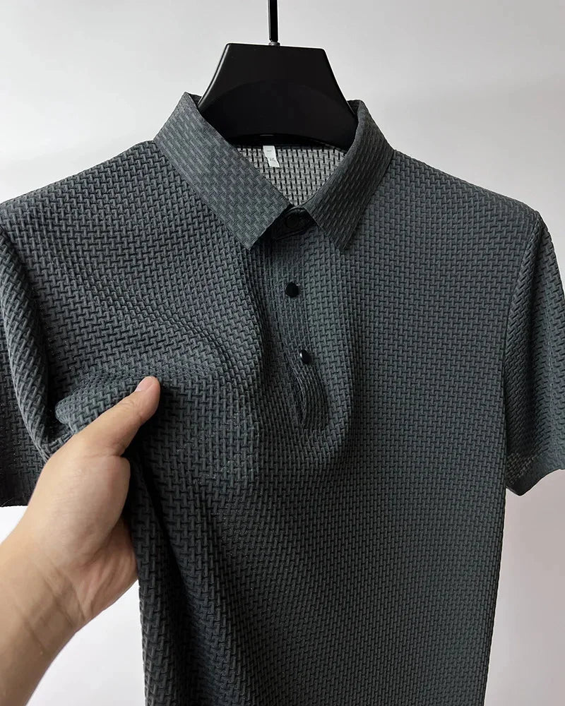 High Quality Summer Men Cool Polo Shirt New Short Sleeved Tops Polo T-shirt Polo Shirt Men's Fashion Casual Golf Clothing - Slobuy
