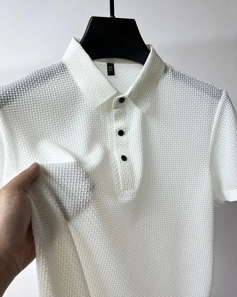 High Quality Summer Men Cool Polo Shirt New Short Sleeved Tops Polo T-shirt Polo Shirt Men's Fashion Casual Golf Clothing - Slobuy