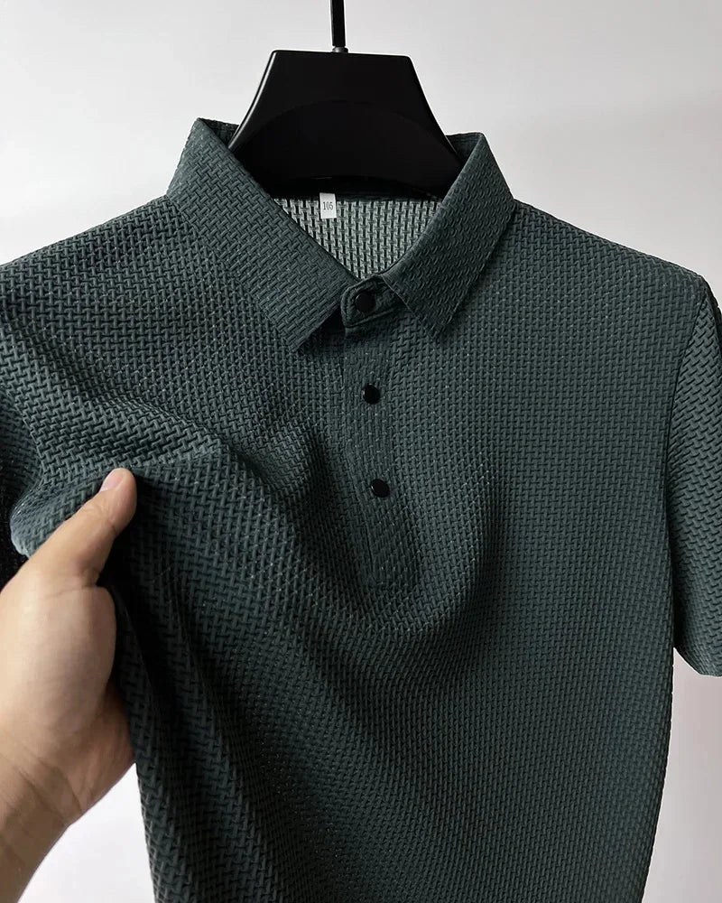 High Quality Summer Men Cool Polo Shirt New Short Sleeved Tops Polo T-shirt Polo Shirt Men's Fashion Casual Golf Clothing - Slobuy