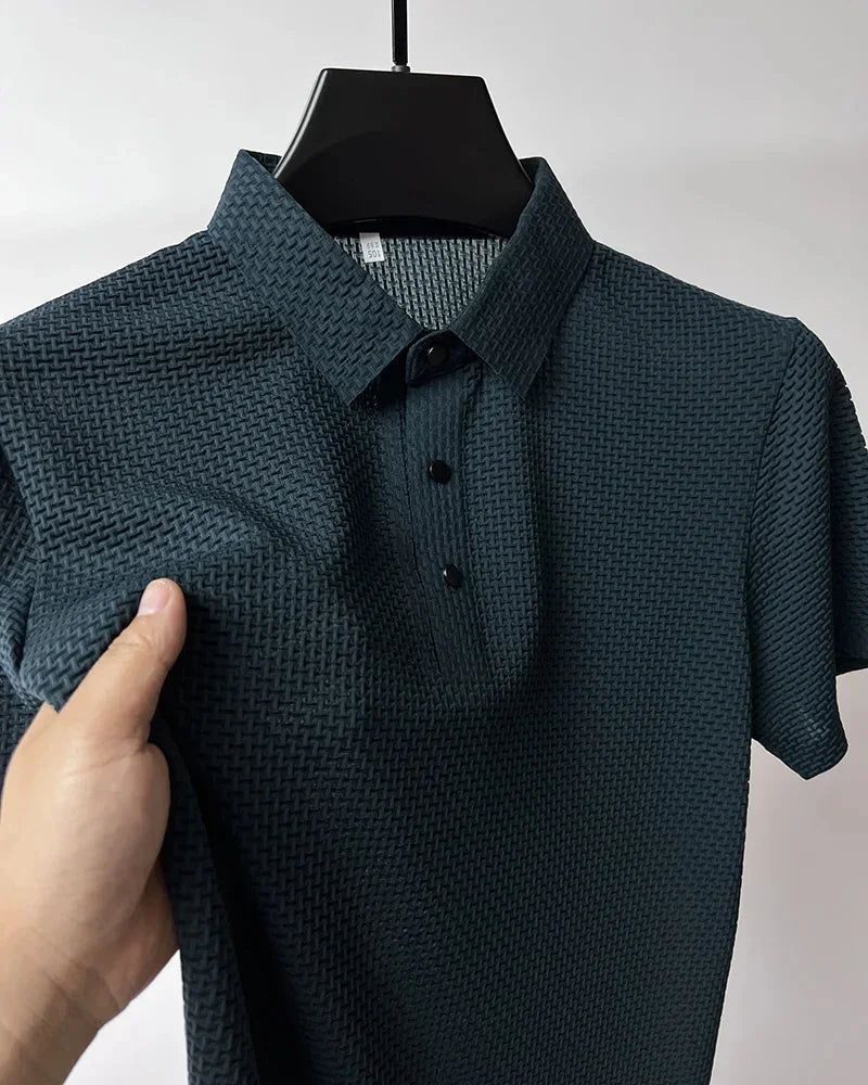 High Quality Summer Men Cool Polo Shirt New Short Sleeved Tops Polo T-shirt Polo Shirt Men's Fashion Casual Golf Clothing - Slobuy
