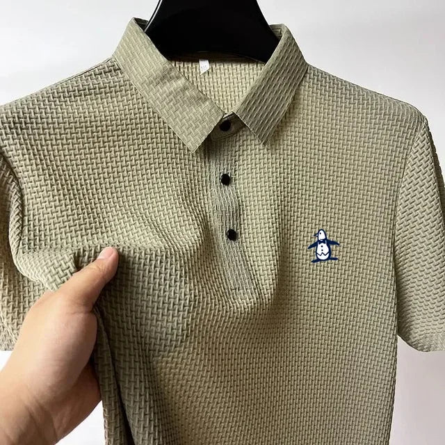 High Quality Summer Men Cool Polo Shirt New Short Sleeved Tops Polo T-shirt Polo Shirt Men's Fashion Casual Golf Clothing - Slobuy