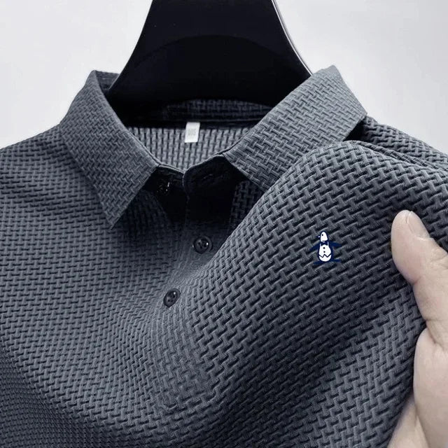 High Quality Summer Men Cool Polo Shirt New Short Sleeved Tops Polo T-shirt Polo Shirt Men's Fashion Casual Golf Clothing - Slobuy