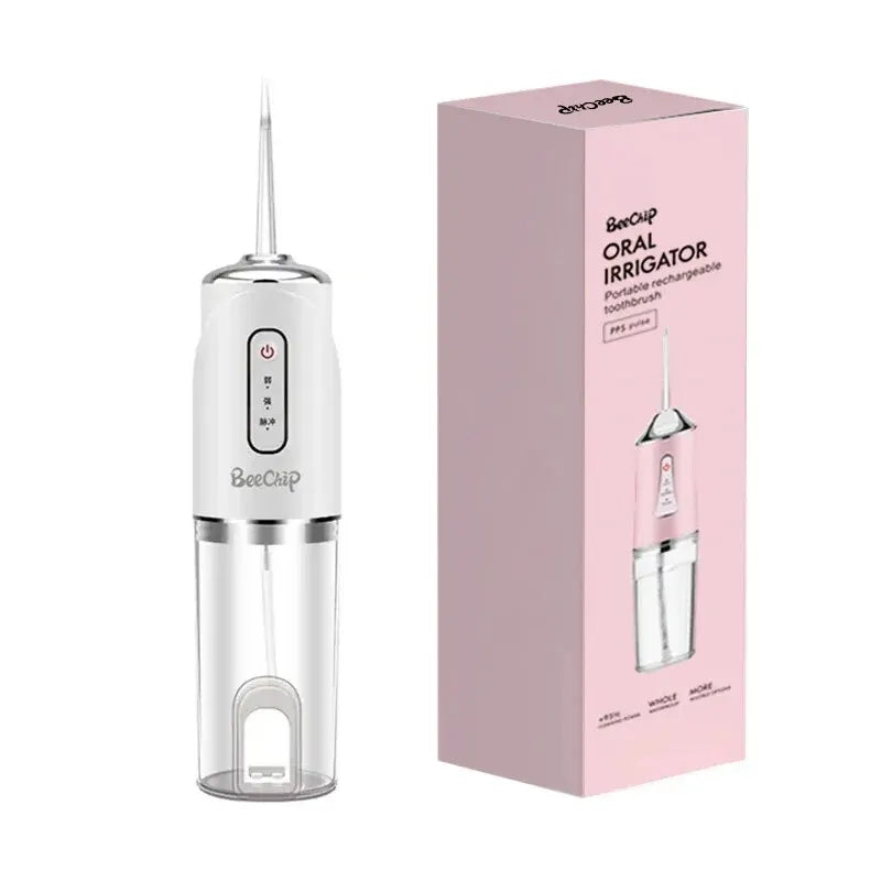 Hqd Portable Household Electric Tooth Washer Teeth Cleaning Oral Care No Harm to Teeth Dental Rechargeable Teeth Whitening - Slobuy