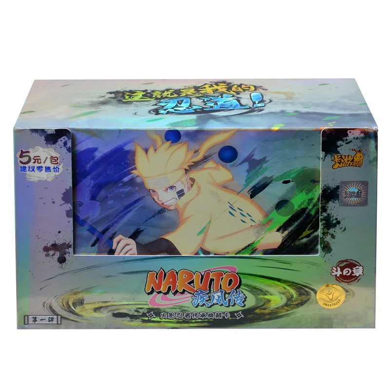 KAYOU Original Naruto Cards Uzumaki Sasuke Ninja Game Collection Rare Cards Box Flash Cards Toys For Children Christmas Gift - Slobuy