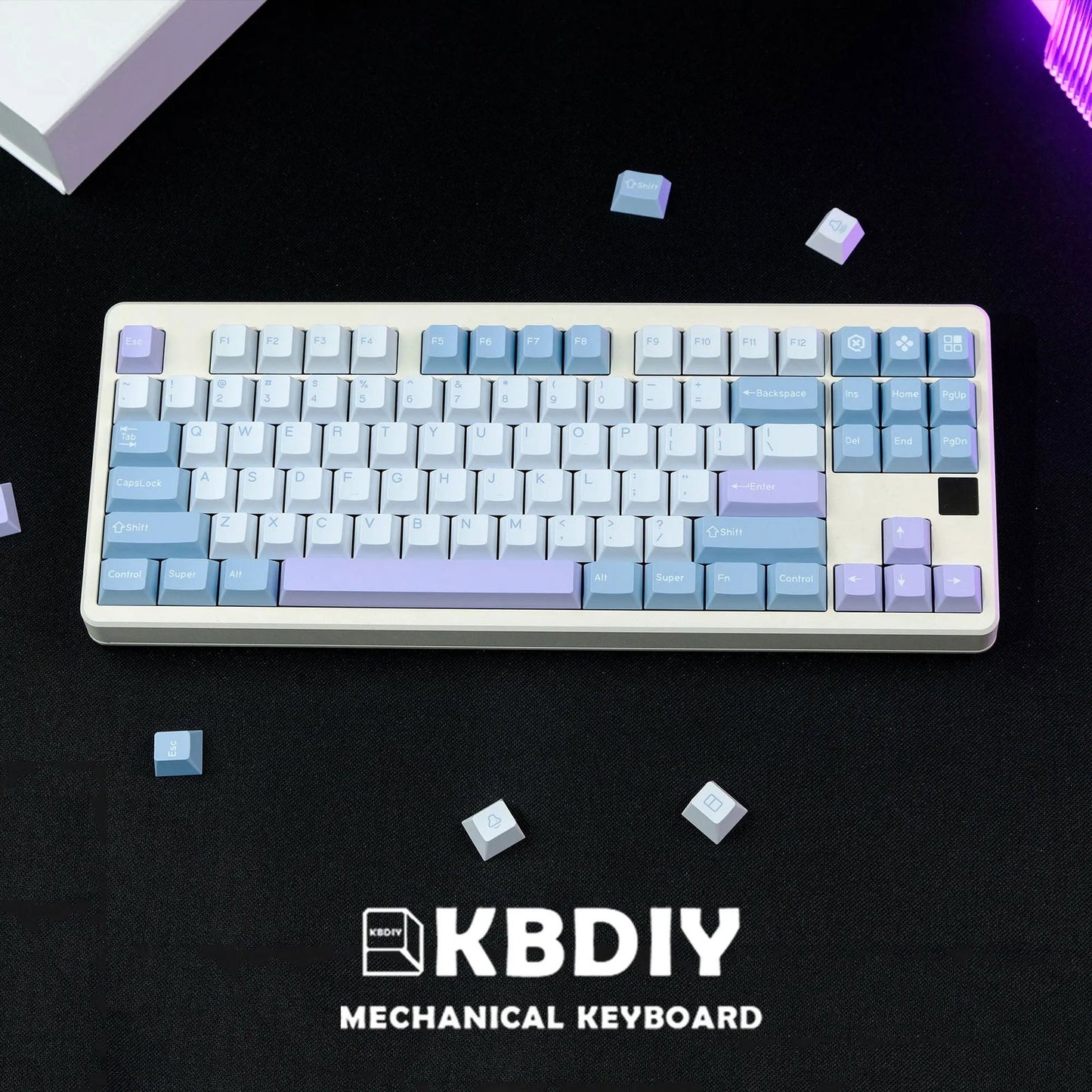 KBDiy GMK Keycap Double Shot GMK Olivia Shoko Jamon WOB Red Samurai Botanical PBT Keycaps Cherry Profile for Mechanical Keyboard - Slobuy