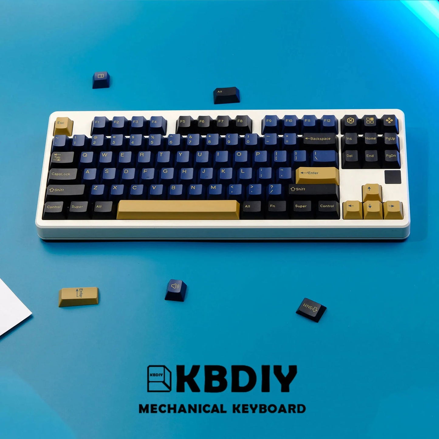 KBDiy GMK Keycap Double Shot GMK Olivia Shoko Jamon WOB Red Samurai Botanical PBT Keycaps Cherry Profile for Mechanical Keyboard - Slobuy