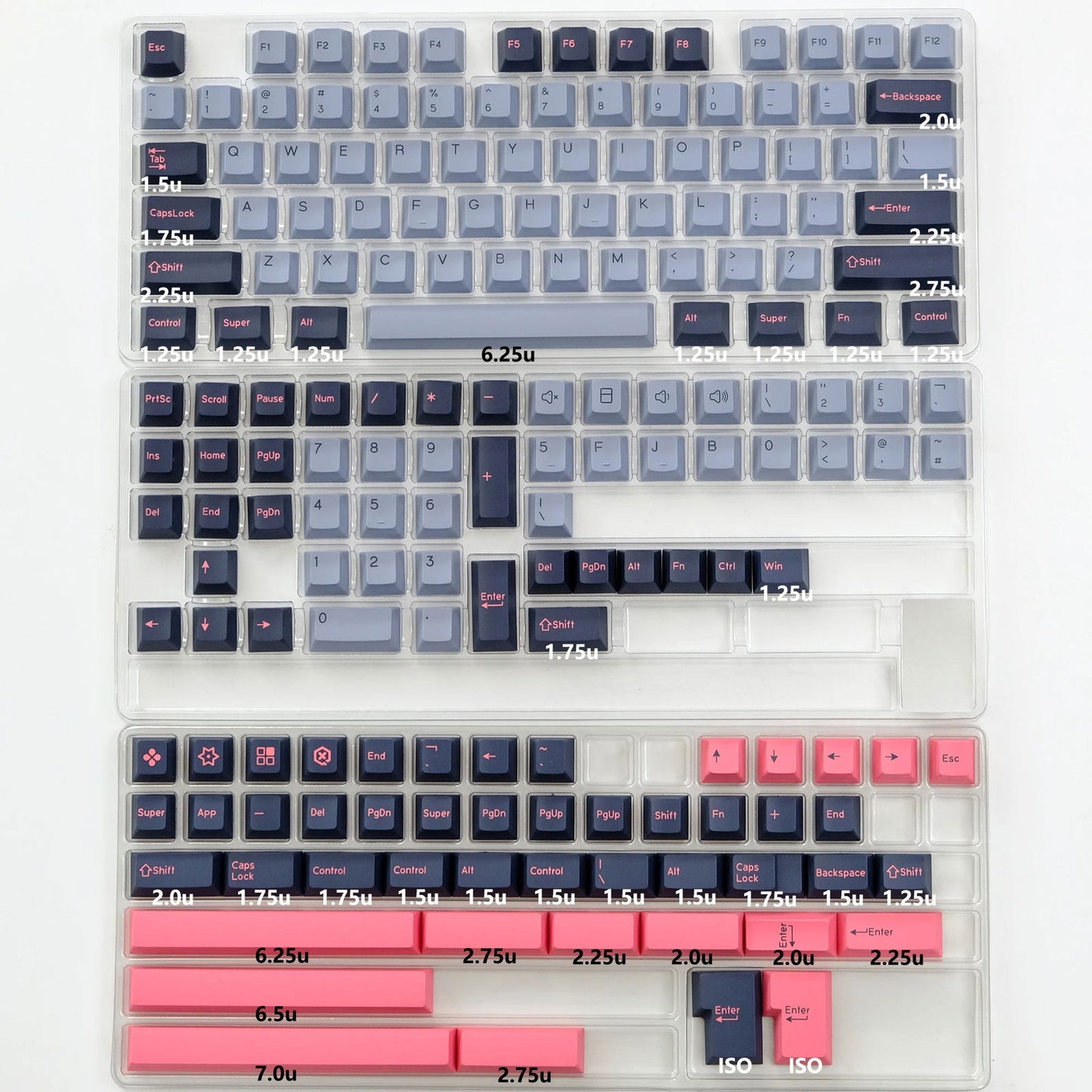 KBDiy GMK Keycap Double Shot GMK Olivia Shoko Jamon WOB Red Samurai Botanical PBT Keycaps Cherry Profile for Mechanical Keyboard - Slobuy