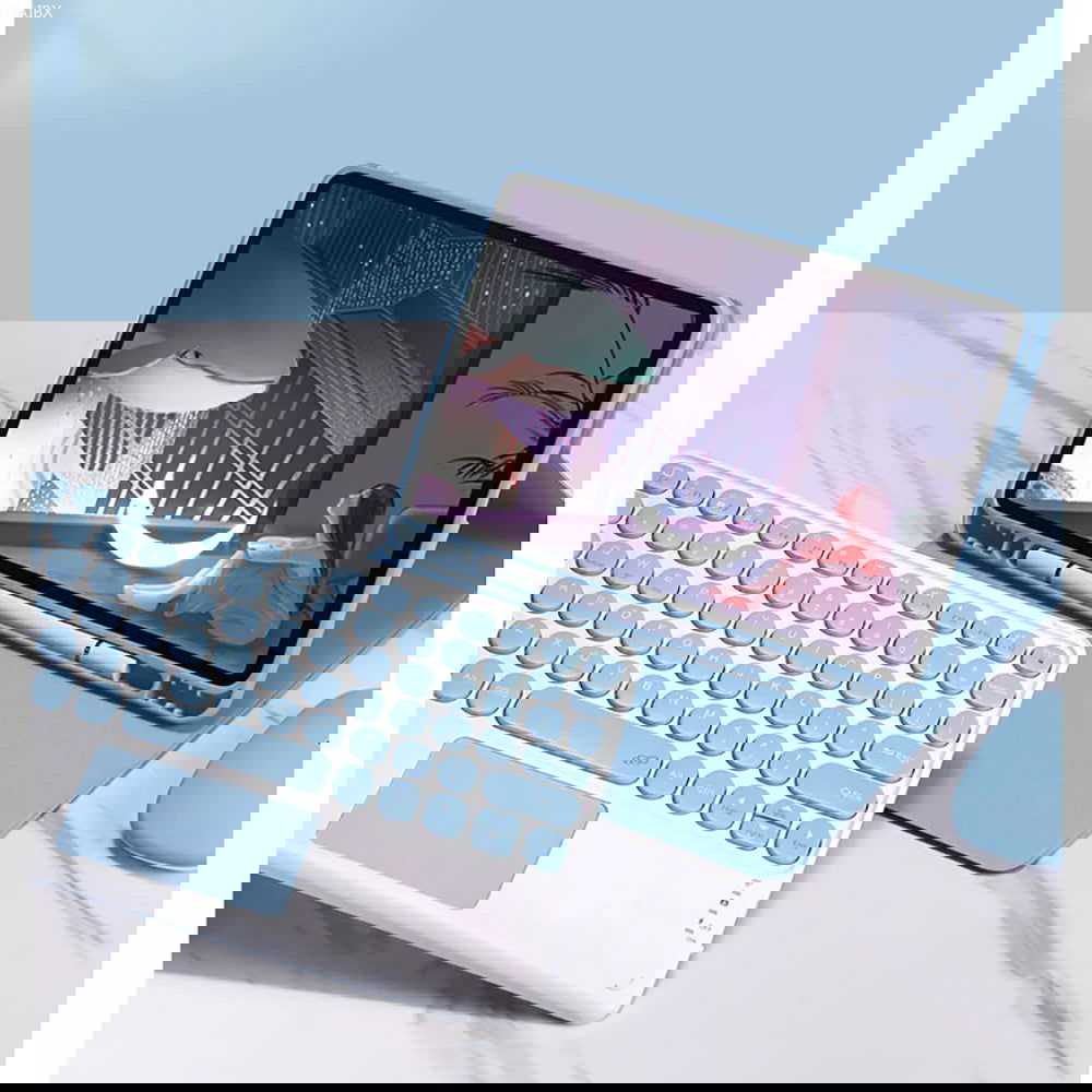 Keyboard Case For Samsung Galaxy Tab A9+ 11 A8 10.5 S6 Lite 10.4 S9 11 S7 S9 FE S7 S8 S9 Plus 12.4 S8 S9 Ultra 14.6 - Slobuy