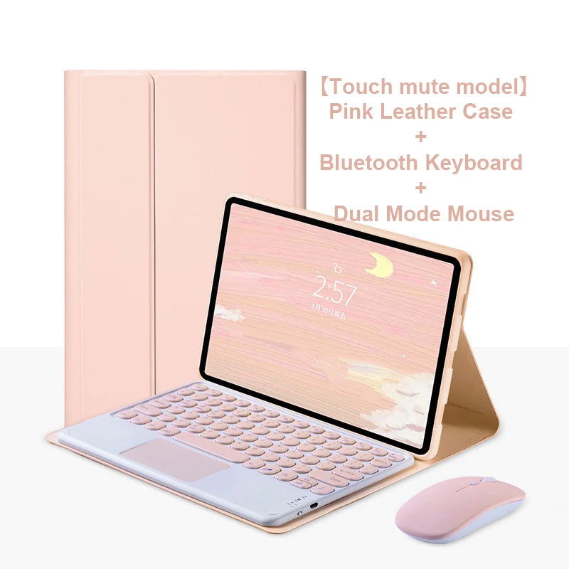 Keyboard Case For Samsung Galaxy Tab A9+ 11 A8 10.5 S6 Lite 10.4 S9 11 S7 S9 FE S7 S8 S9 Plus 12.4 S8 S9 Ultra 14.6 - Slobuy