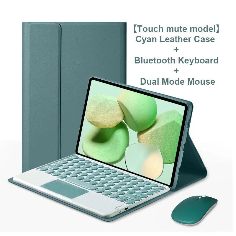 Keyboard Case For Samsung Galaxy Tab A9+ 11 A8 10.5 S6 Lite 10.4 S9 11 S7 S9 FE S7 S8 S9 Plus 12.4 S8 S9 Ultra 14.6 - Slobuy