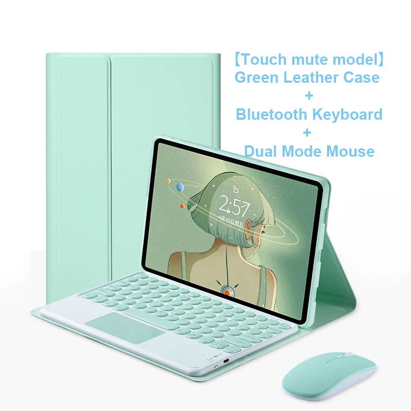 Keyboard Case For Samsung Galaxy Tab A9+ 11 A8 10.5 S6 Lite 10.4 S9 11 S7 S9 FE S7 S8 S9 Plus 12.4 S8 S9 Ultra 14.6 - Slobuy