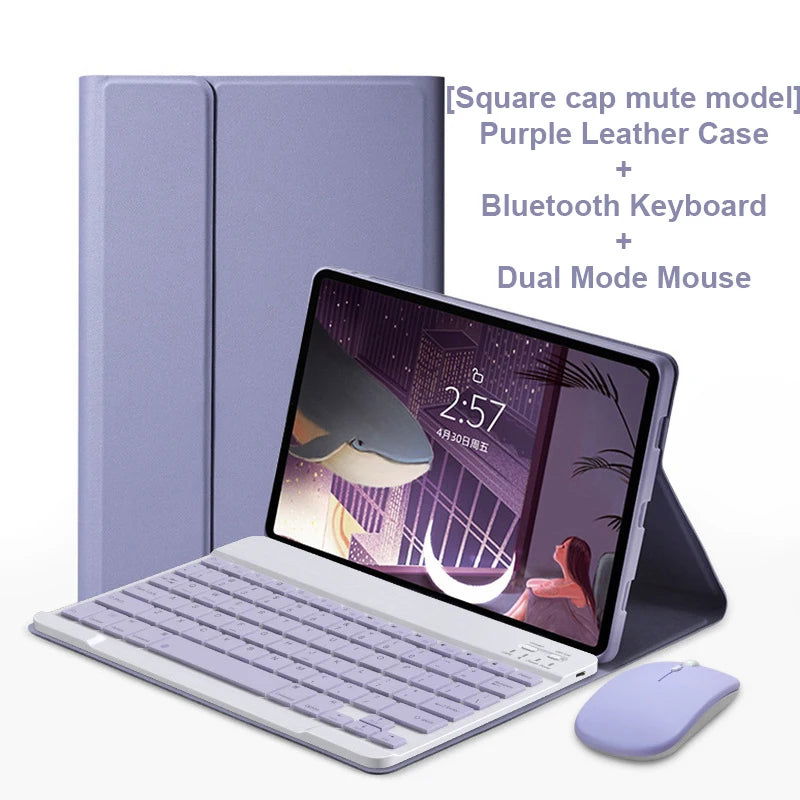 Keyboard Case For Samsung Galaxy Tab A9+ 11 A8 10.5 S6 Lite 10.4 S9 11 S7 S9 FE S7 S8 S9 Plus 12.4 S8 S9 Ultra 14.6 - Slobuy