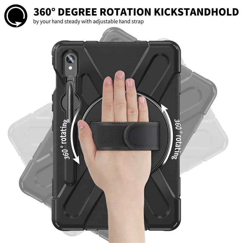 Kids Shockproof Tablet Cover For Samsung Galaxy Tab S9 S8 Ultra 14.6 S7 11" Plus FE 12.4 Inch Case Handle Shoulder Strap Funda - Slobuy